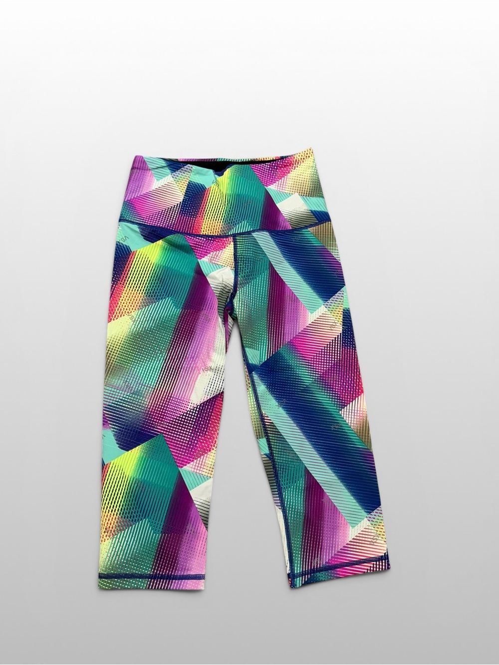 Victoria's Secret VSX Sport Crop Leggings Geometric Print Small